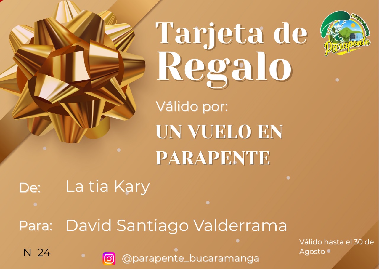 Tarjeta bono regalo